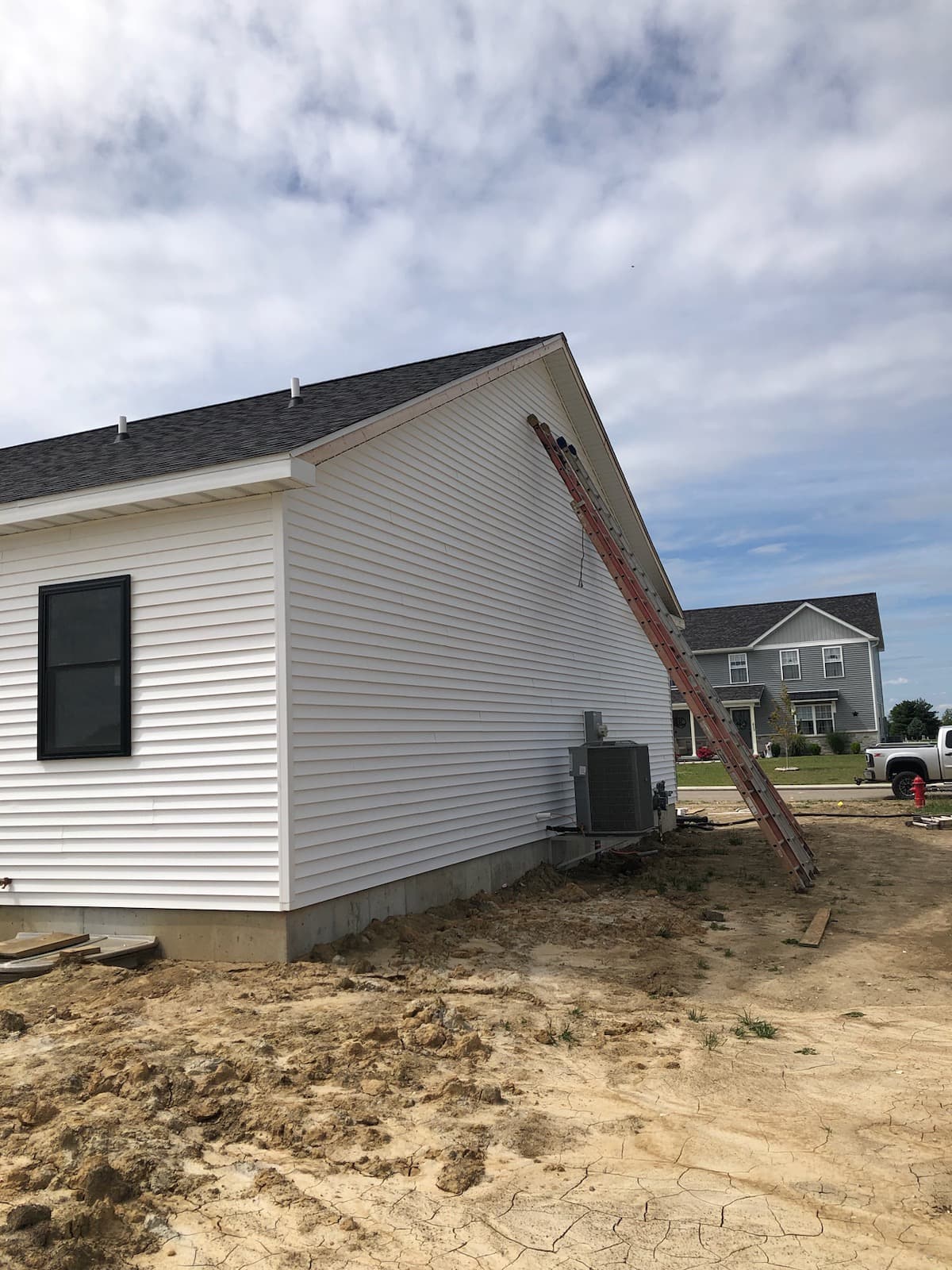 New Construction White Lap