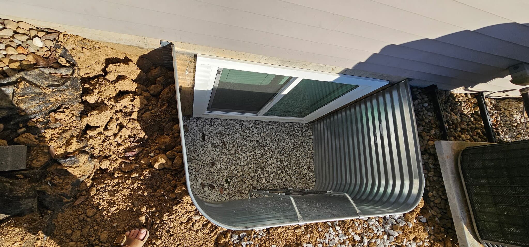 Basement Egress Window Completed